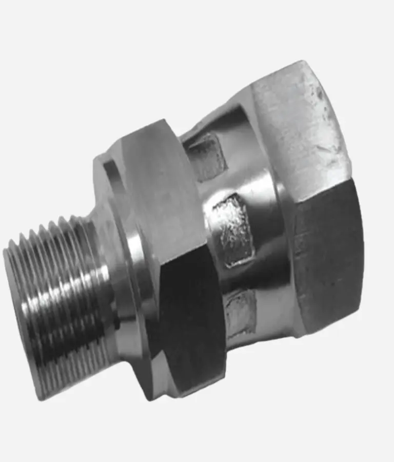 Adapter BSP Swivel X BSP Male 60 deg cone,10000 psi