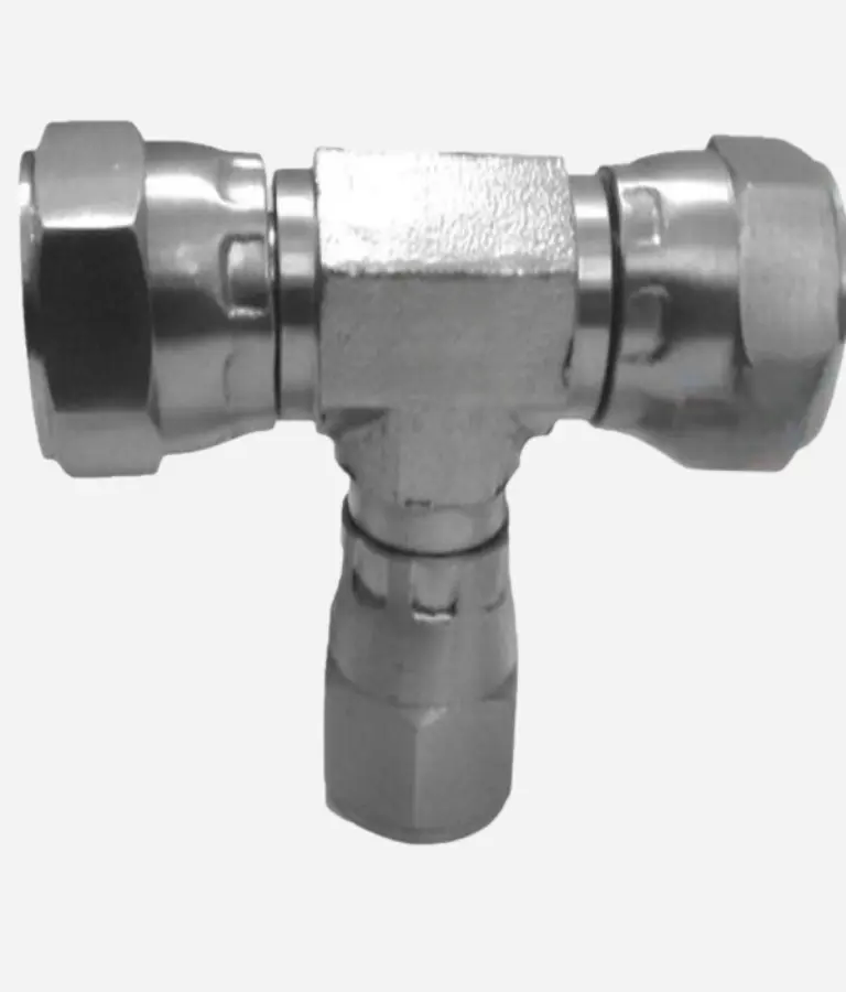 Swivel Tee with NPT ,BSP ,JIC Connections in 10000 psi