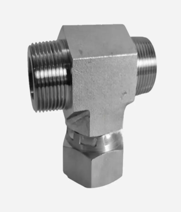 Swivel Branch Tee NPTM x Female Swivel 10000 Psi